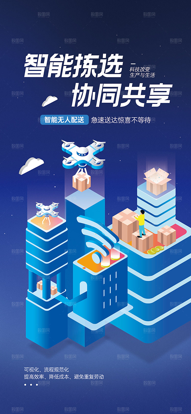 人工智能科技海报