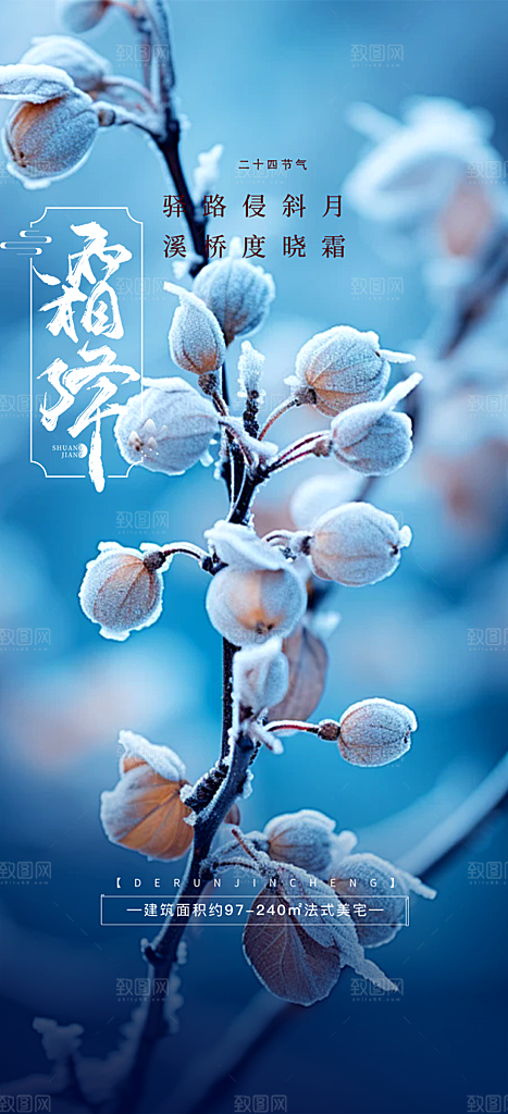 霜降宣传活动海报