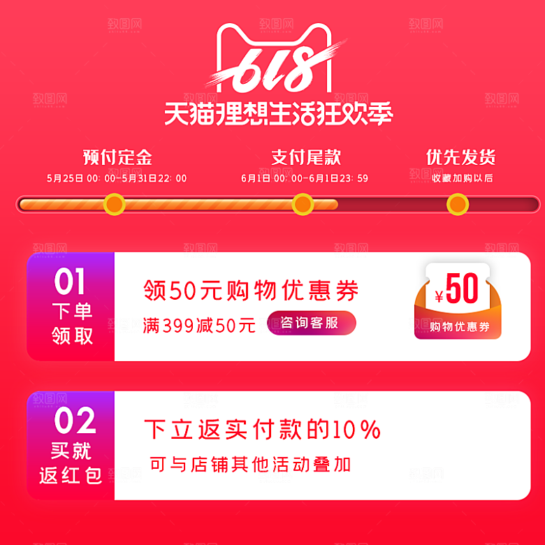 淘宝电商优惠促销标签