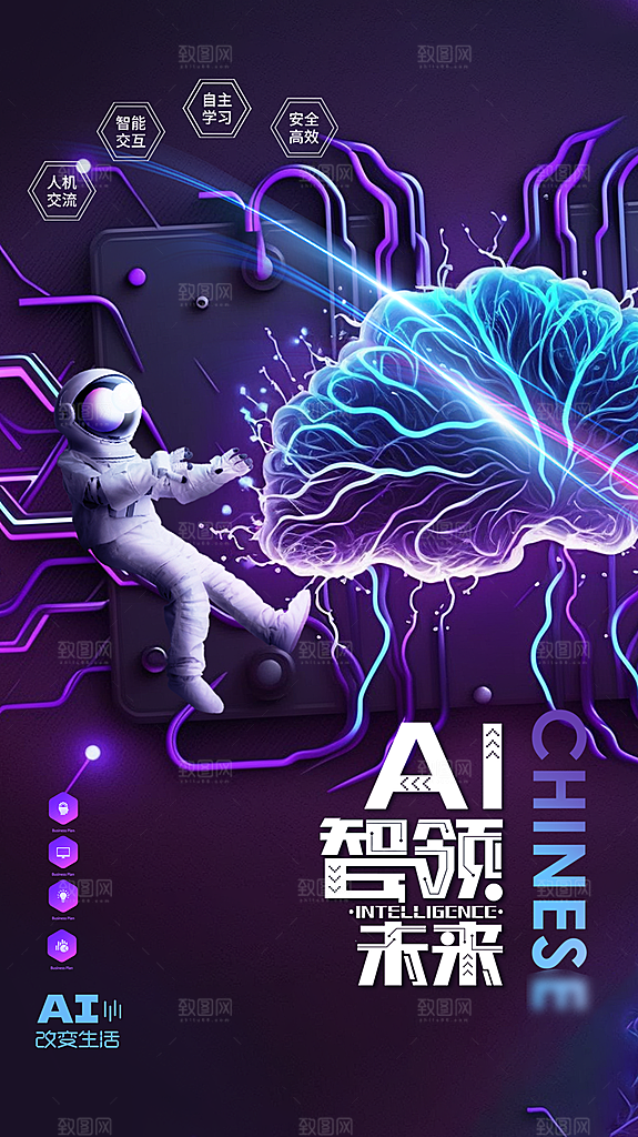 人工智能宣传海报