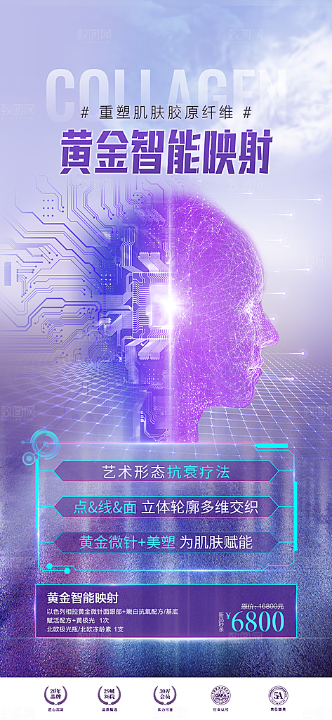 蓝色互联网科技海报