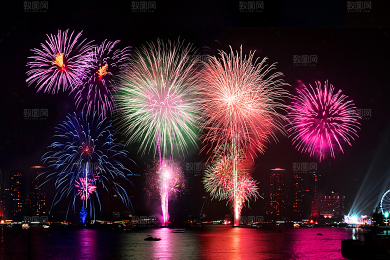 烟花火花焰火花火