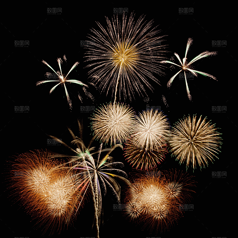 烟花火花焰火花火