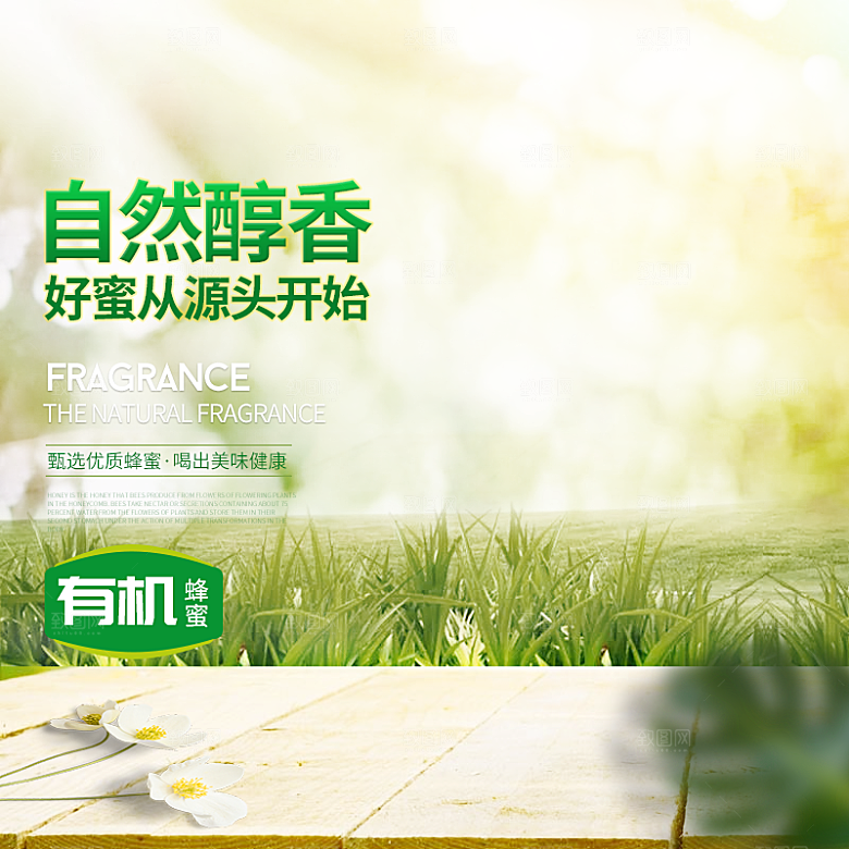 蜂蜜主图设计素材