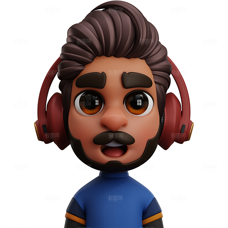 blender潮流人物头像