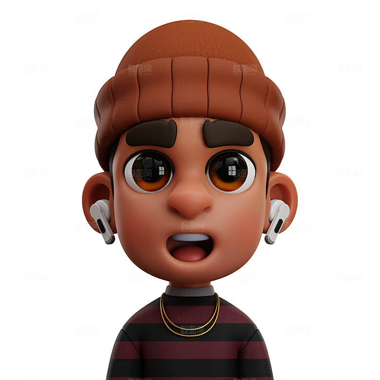 blender潮流人物头像