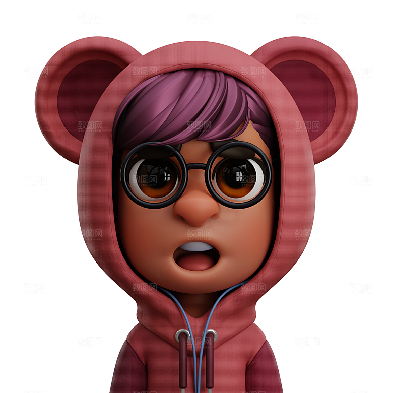 blender潮流人物头像
