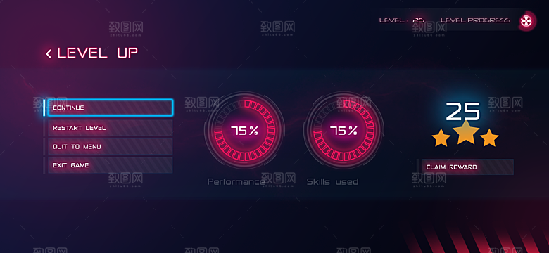 游戏UI界面HUD