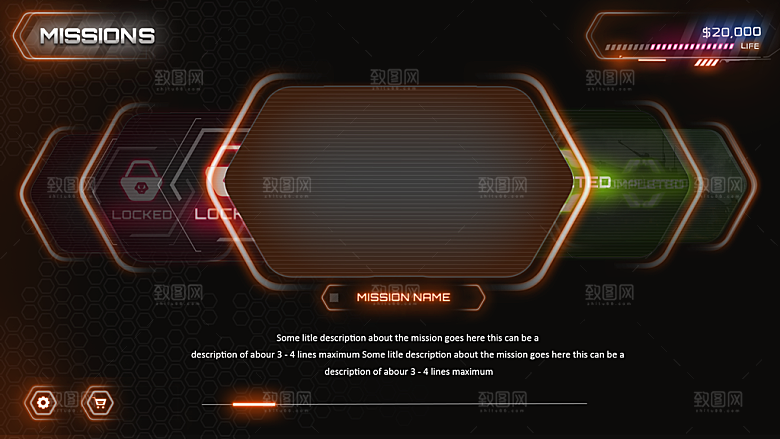 游戏UI界面HUD