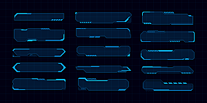 赛博朋克科技网络游戏边框