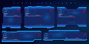 赛博朋克网络游戏边框