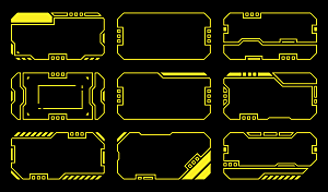 赛博朋克网络游戏边框