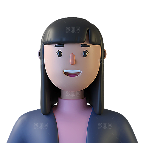 3D潮流卡通头像
