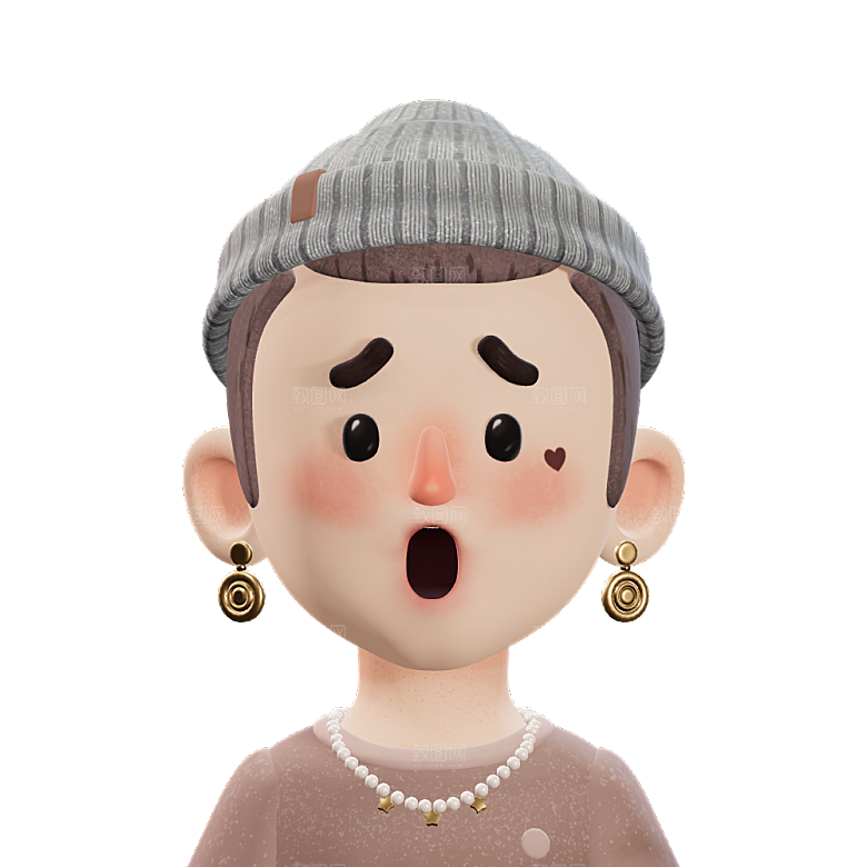 3D时尚卡通头像
