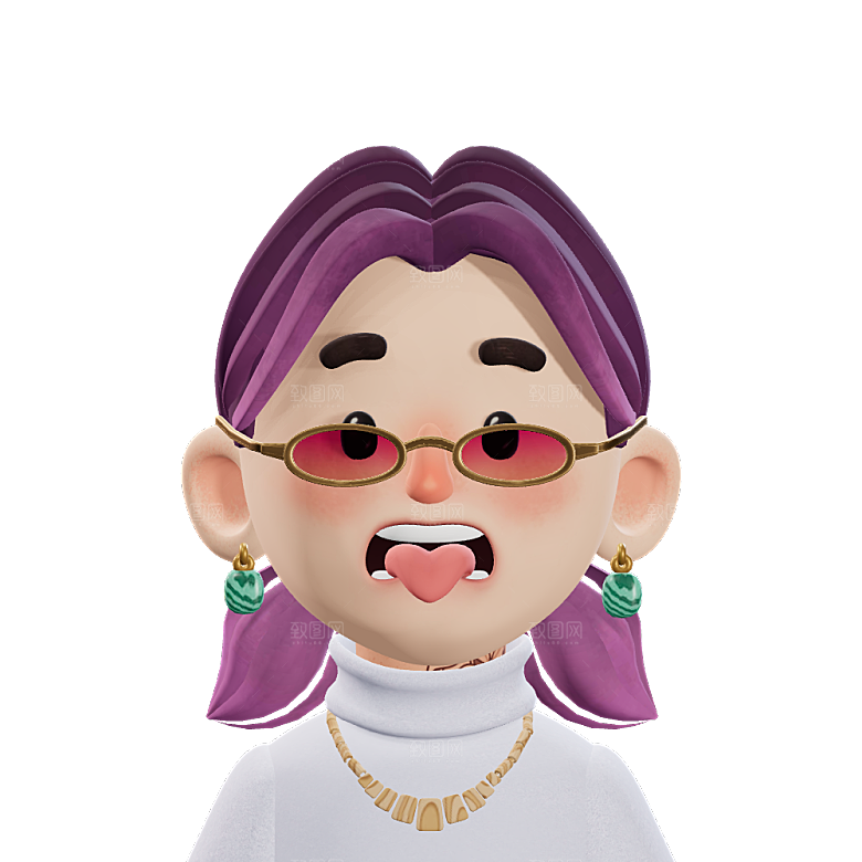 3D时尚卡通头像