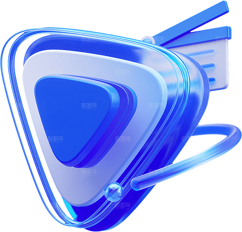 3D科技互联网图标