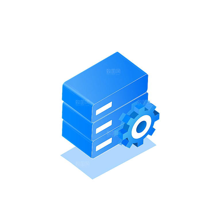 3D科技互联网图标