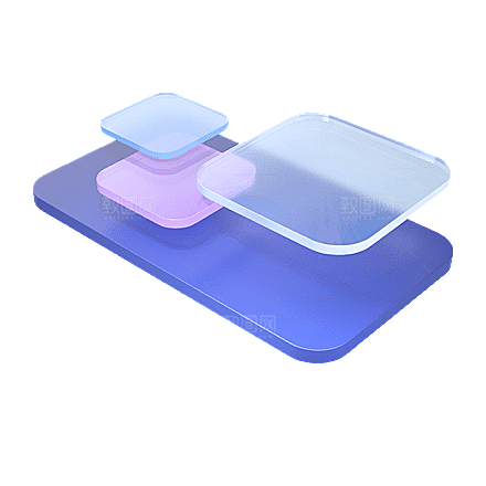 3D立体互联网UI图标