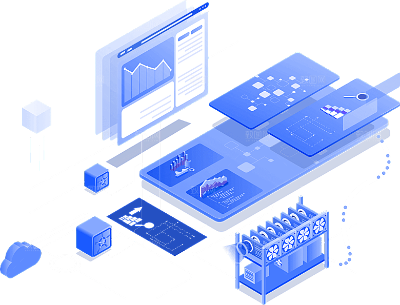 3D互联网UI图标