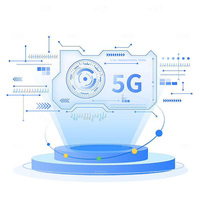 3D立体互联网图标