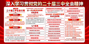 二十届三中全会展板