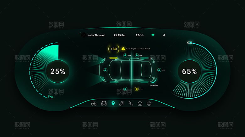 汽车仪表盘HUD