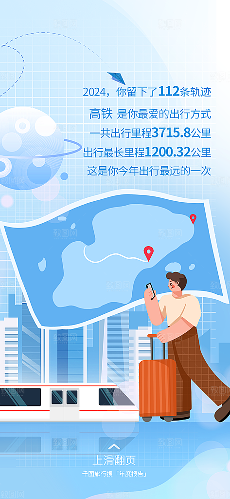 APP应用平台用户年终总结报告海报