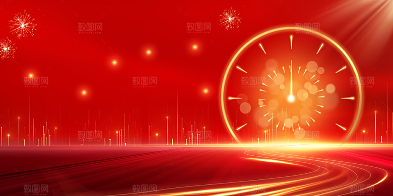 红色喜庆背景设计素材