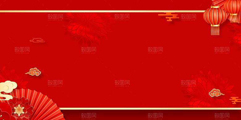 红色喜庆背景设计