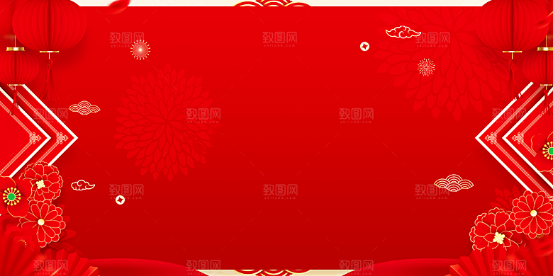 红色喜庆背景设计