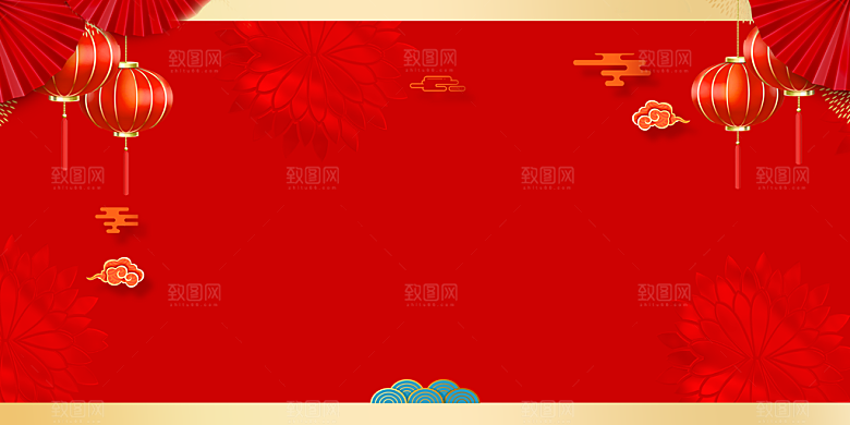 红色喜庆背景设计素材
