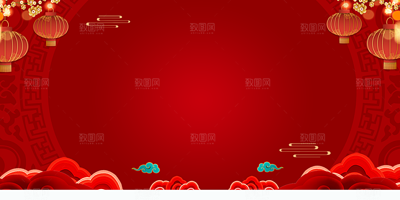 红色喜庆背景设计素材