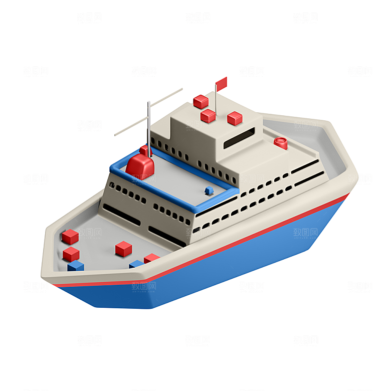 3D交通工具模型