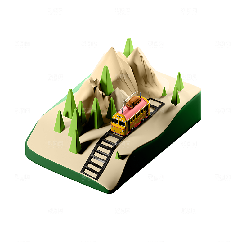 3D交通工具模型