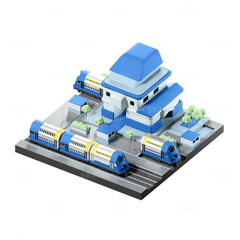 3D交通工具模型
