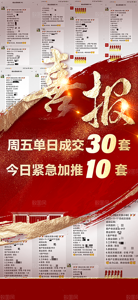 电商战报喜报捷报贺报