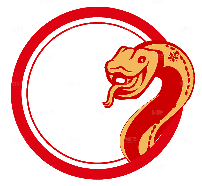 2025蛇年卡通素材