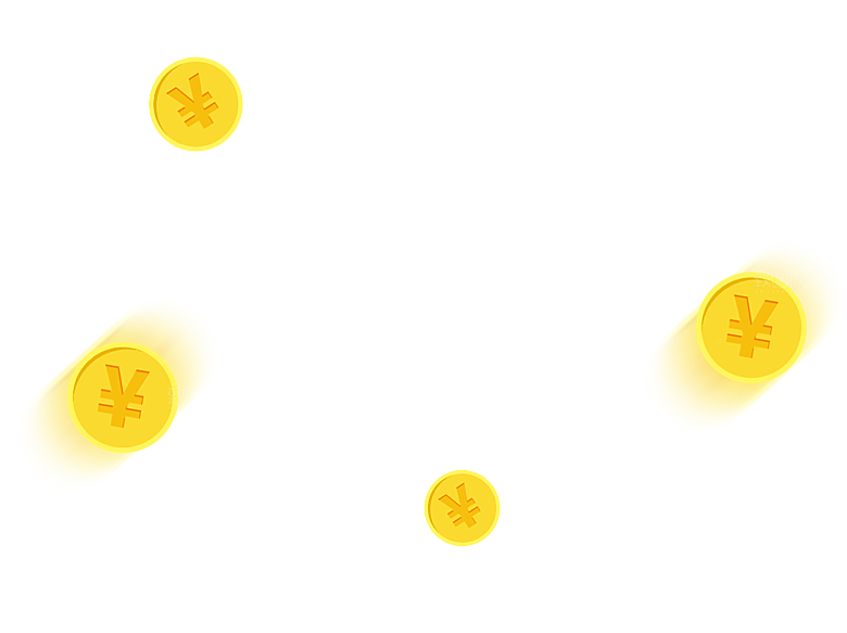 创意金币财富素材免扣PNG元素