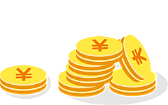 金币财富素材免扣PNG元素
