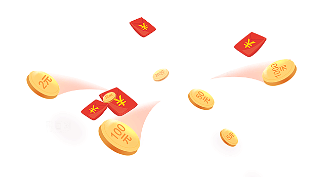 创意金币财富素材免扣PNG元素