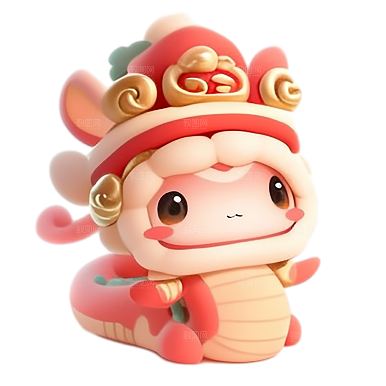 新年蛇年文化蛇PNG元素