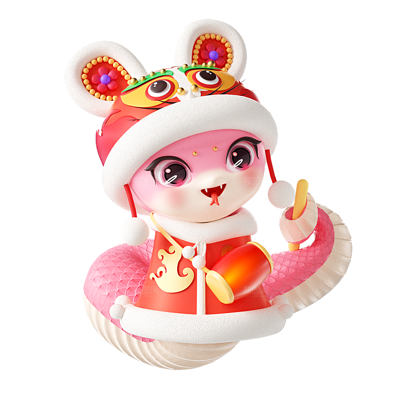 新年蛇年文化蛇PNG元素