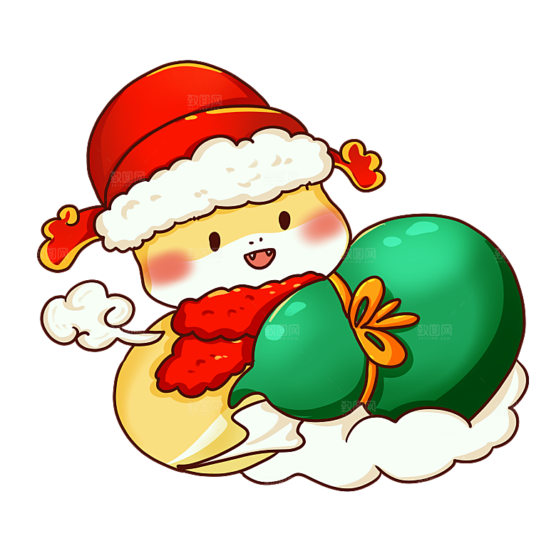 新年蛇年文化蛇PNG元素