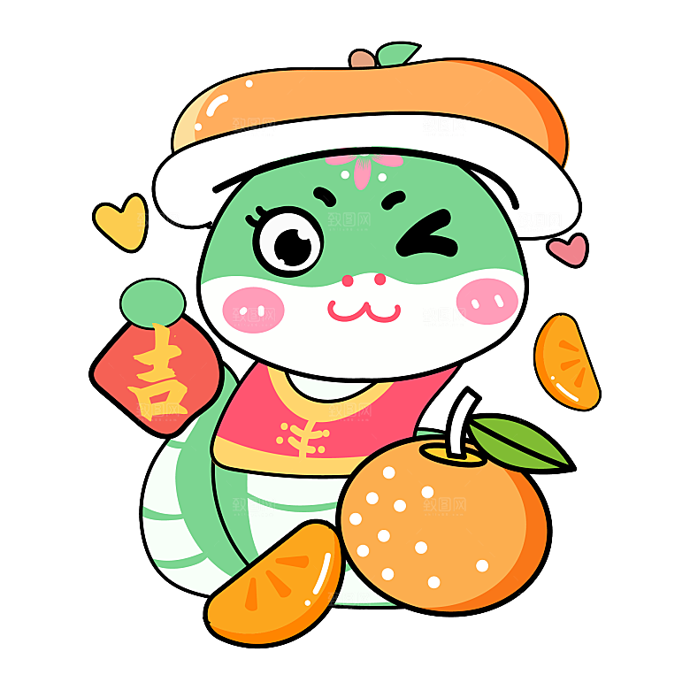 新年蛇年文化蛇PNG元素