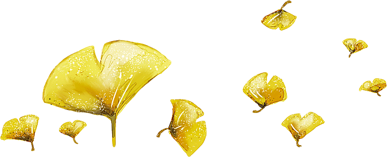 金色叶子落叶枫叶素材元素