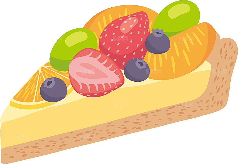 创意美食美味甜品甜点PNG元素素材