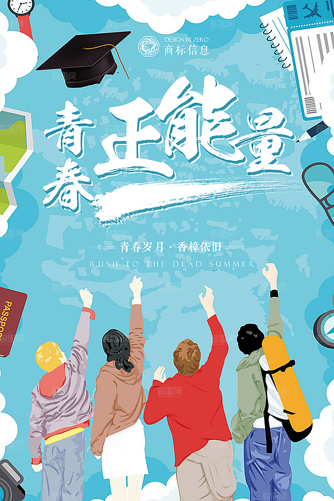 致青春老同学聚会毕业聚会同学会海报展板