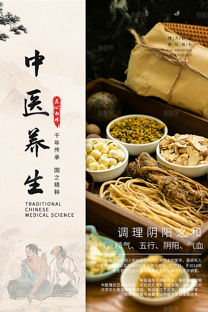 时尚中国医师节宣传海报