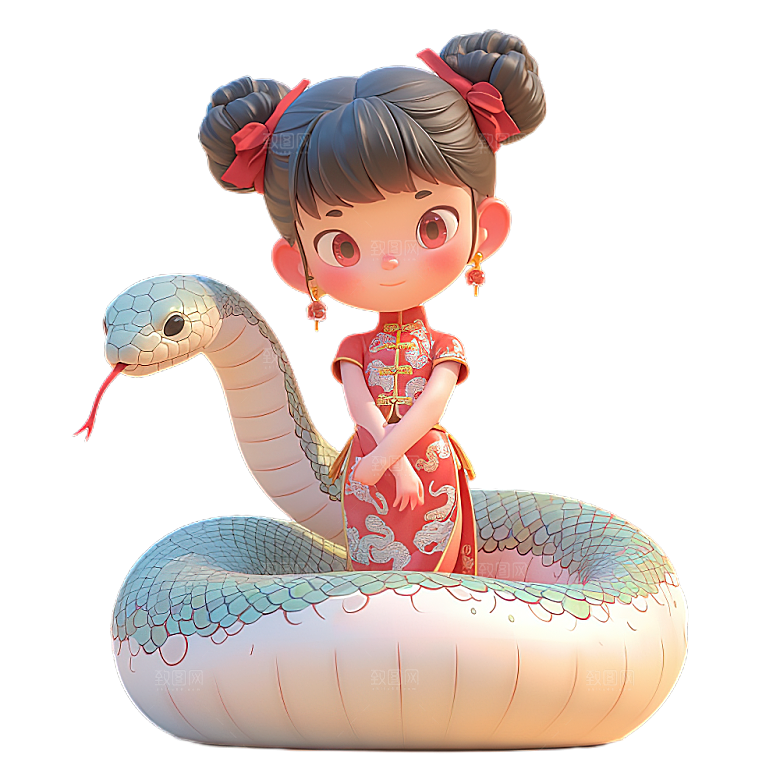 蛇年蛇PNG元素素材