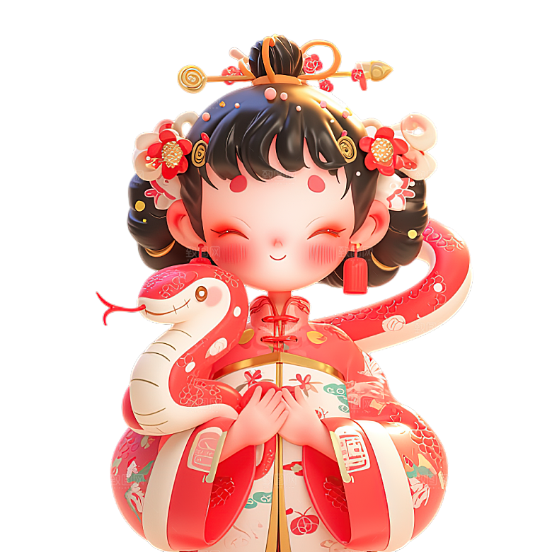 蛇年蛇PNG元素素材